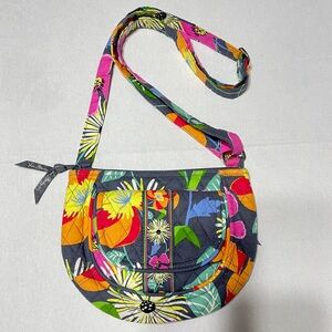 Vera Bradley Lizzy Crossbody in Jazzy Blooms